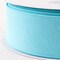 50 Yards - 2.5" Bulk Light Blue Wired Canvas Ribbon Roll, 50 Yards (150' Feet) - For Bows, Wreaths, Gift Wrap, Crafts, and Decorations - Bulk, Value, Spring, Summer, Easter